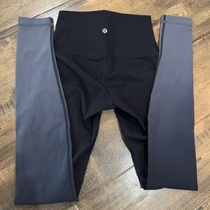 Lululemon Wunder Under Pant Hi-Rise - Ombre Black | Like-new condition | Size 4